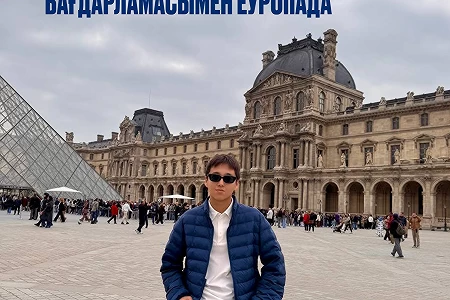 ATU student Mukhtarbek Zhankeldi is studying under the academic mobility program in Europe.