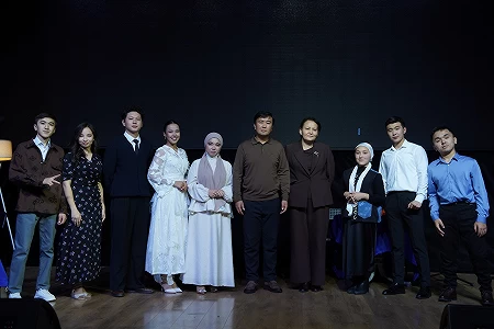 The youth theatre "Zharyk" premiered its play "Cafe of Fate" at the ATU for the first time.