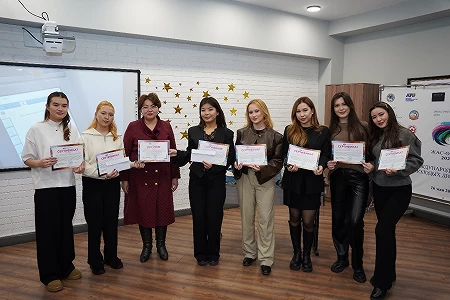 The bright final of the «MERCH ATU» competition among the students of the Faculty took place at the Faculty of Design, Textile and Clothing Technologies at ATU!