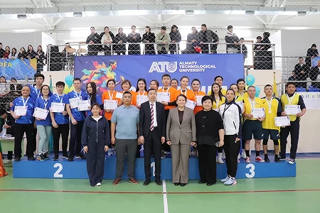 В АТУ завершилась XIV Спартакиада среди сотрудников нашего университета и сотрудников Алматинского технолого-экономического колледжа