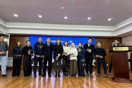 ATU activist students were awarded certificates of the Meloman chain of stores from the ATU Endowment Corporate Foundation for their contribution to the development of the university.