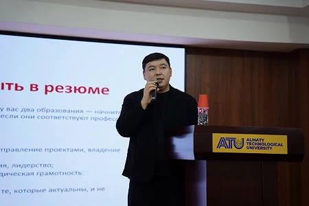 ATU hosted a guest lecture by HeadHunter Central Asia on labor market trends.