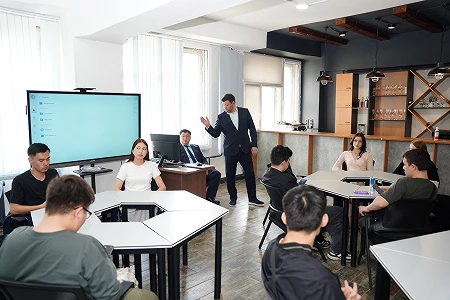 A Guest Lecture by the Management of Royal Tulip Almaty Hotel Was Held at ATU