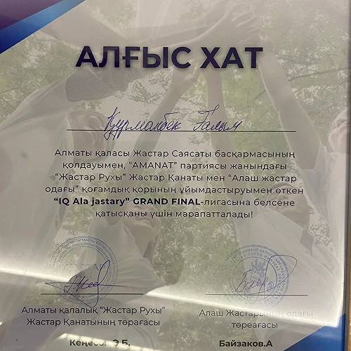 Достижения. №20
