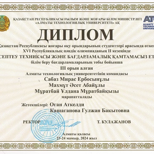 Достижения. №15