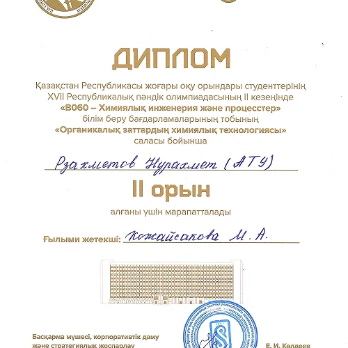 Достижения. №1